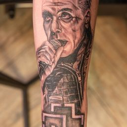 Rammstein Till Lindeman tattoo